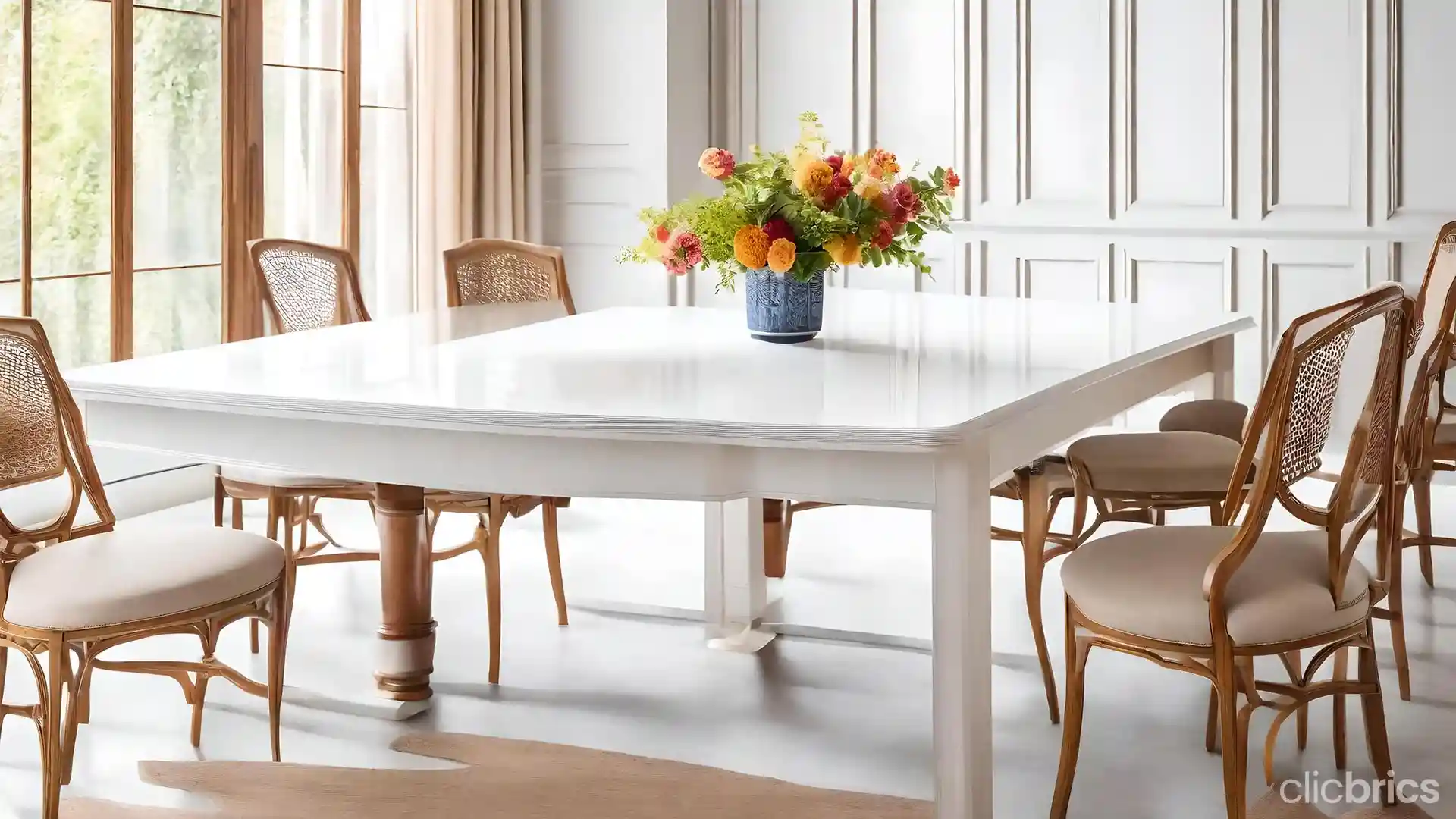 modern dining table set